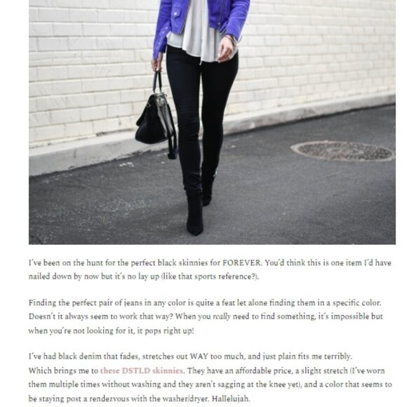 NEW, DSTLD High Waist Black Coated Stretch Skinny Jeans - Picture 16 of 16